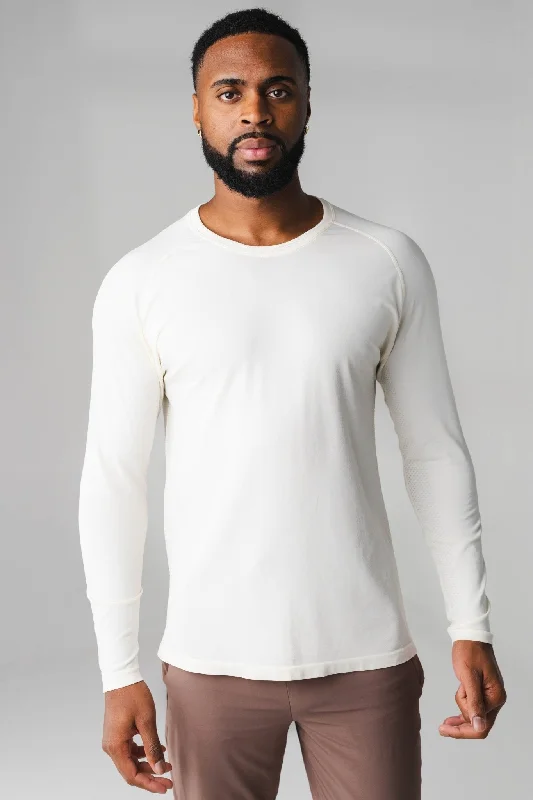 Deal Dash Vitality Kinetic® Long Sleeve Tee - Oat Marl