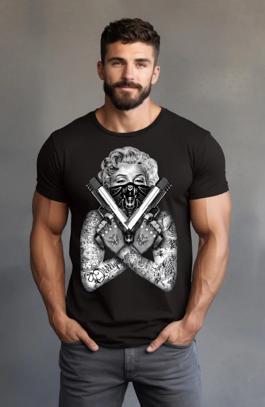 Must-Have Deals Marilyn w/ Guns Tee