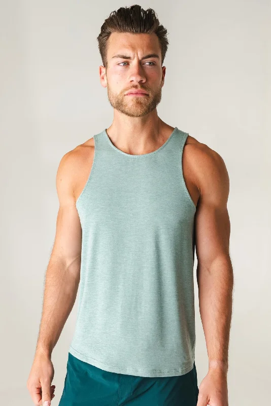 Unmissable Offer Vitality Men's Vital Tank - Eucalyptus Marl