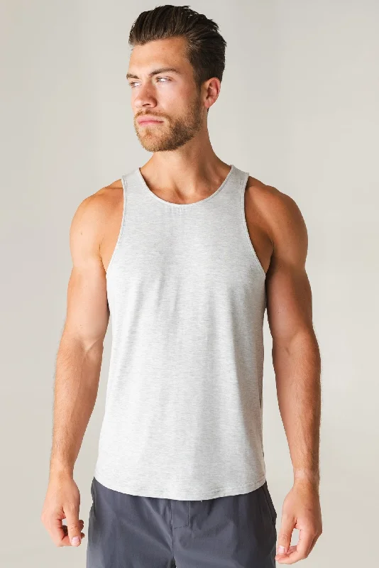 Super Bargain Vitality Men's Vital Tank - Stone Marl