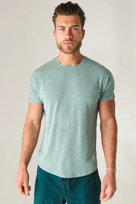 Savings Galore Vitality Men's Vital Tee - Eucalyptus Marl