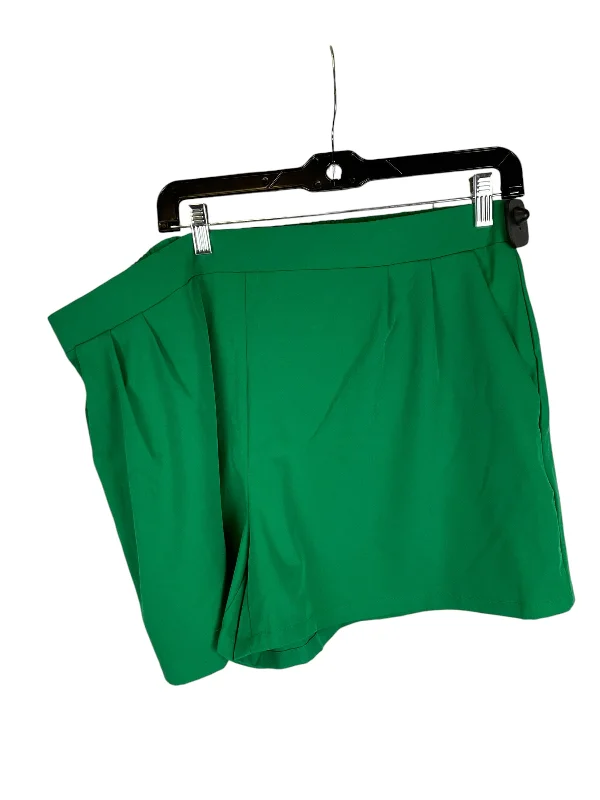 Exclusive Savings Shorts By Umgee In Green, Size: 2x
