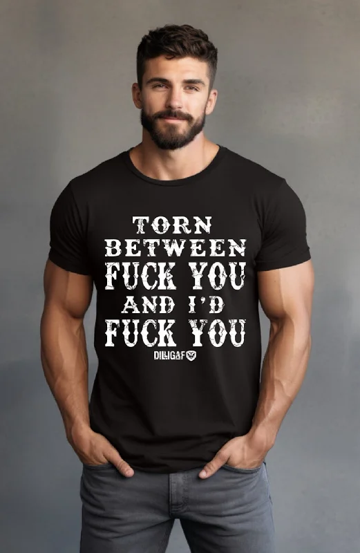 Super Bargain Torn Between T-Shirt