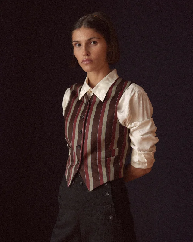 Price Cut Arizona Stripe Waistcoat