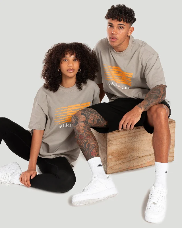 Limited Time Offer Athletics Club Tee - Khaki