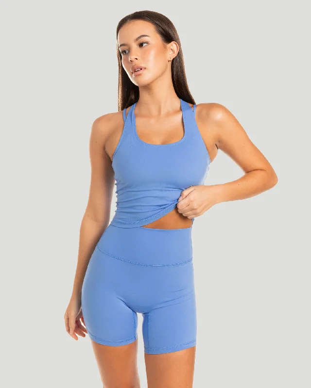 Today's Special Aura Racer Tank - Powder Blue