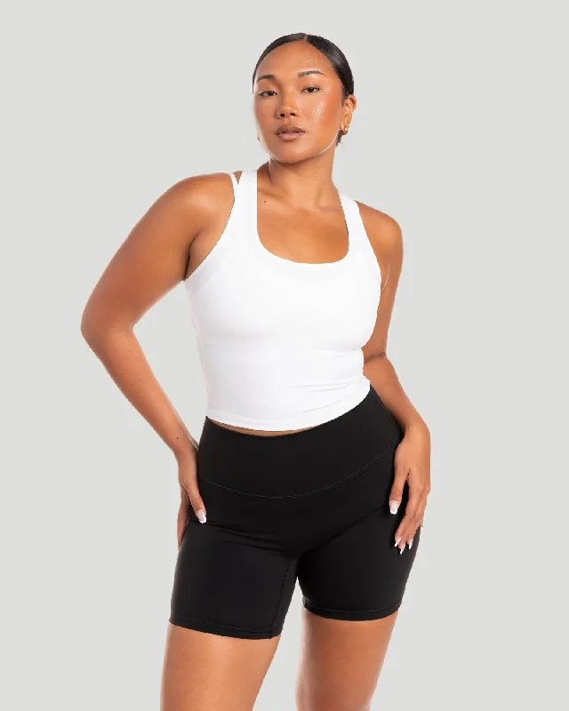 Final Markdown Aura Racer Tank - White