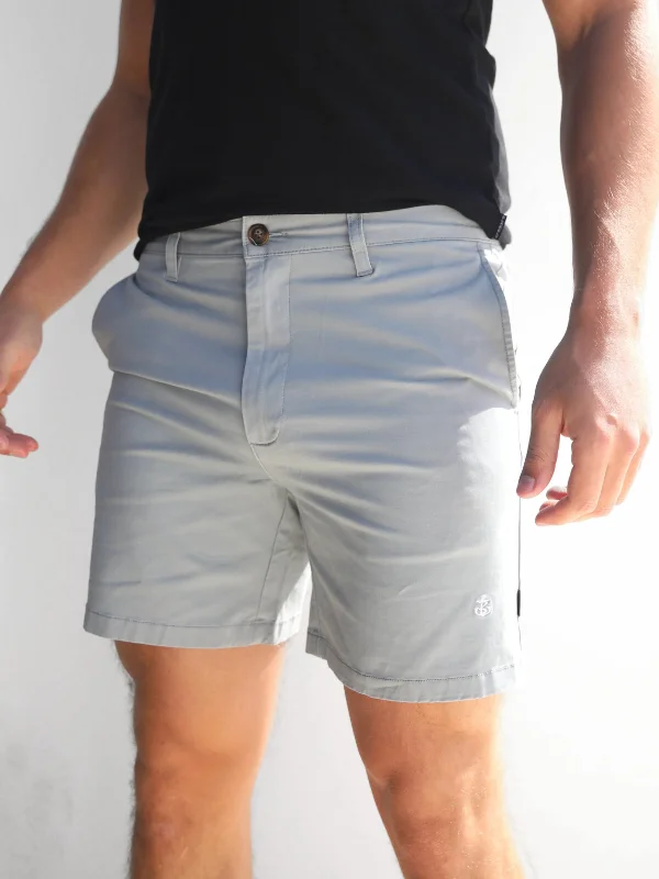Limited Edition Stretch Chino Shorts - Grey