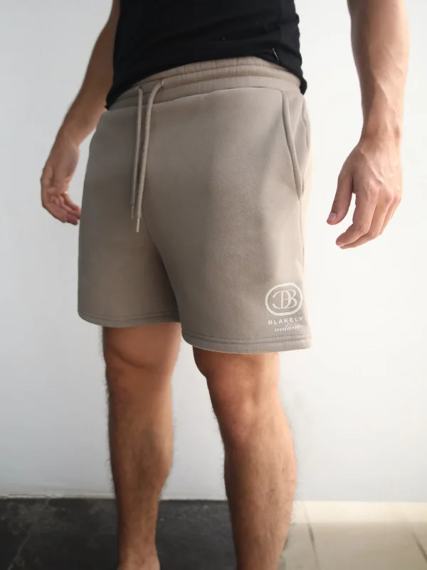 Flash Deals Milano Relaxed Jogger Shorts - Light Brown