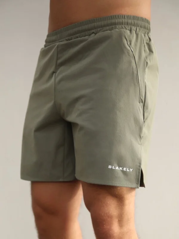 Savings Spectacular Blakely Track Shorts - Khaki