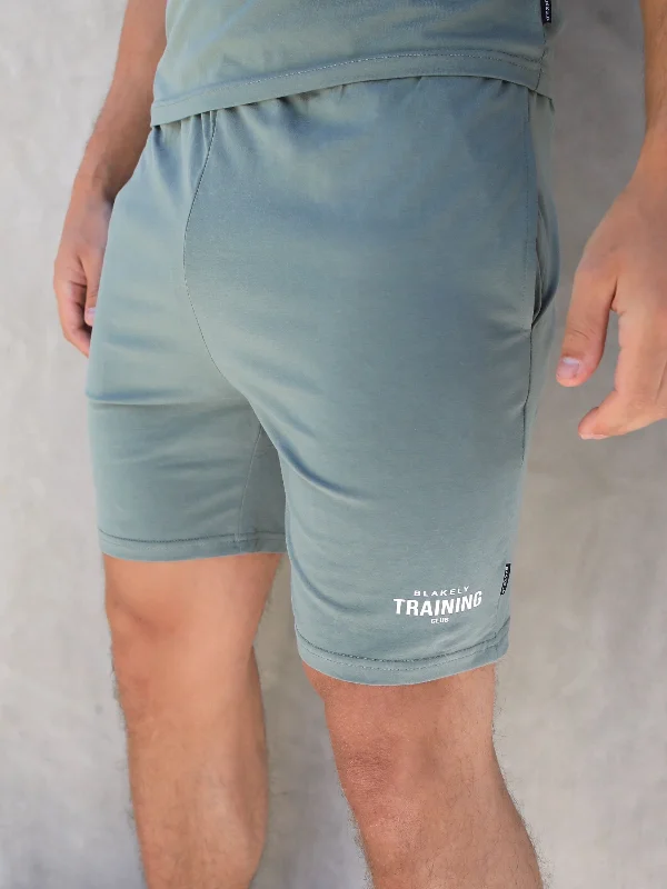 Exclusive Preview Training Stretch Shorts - Sage Green