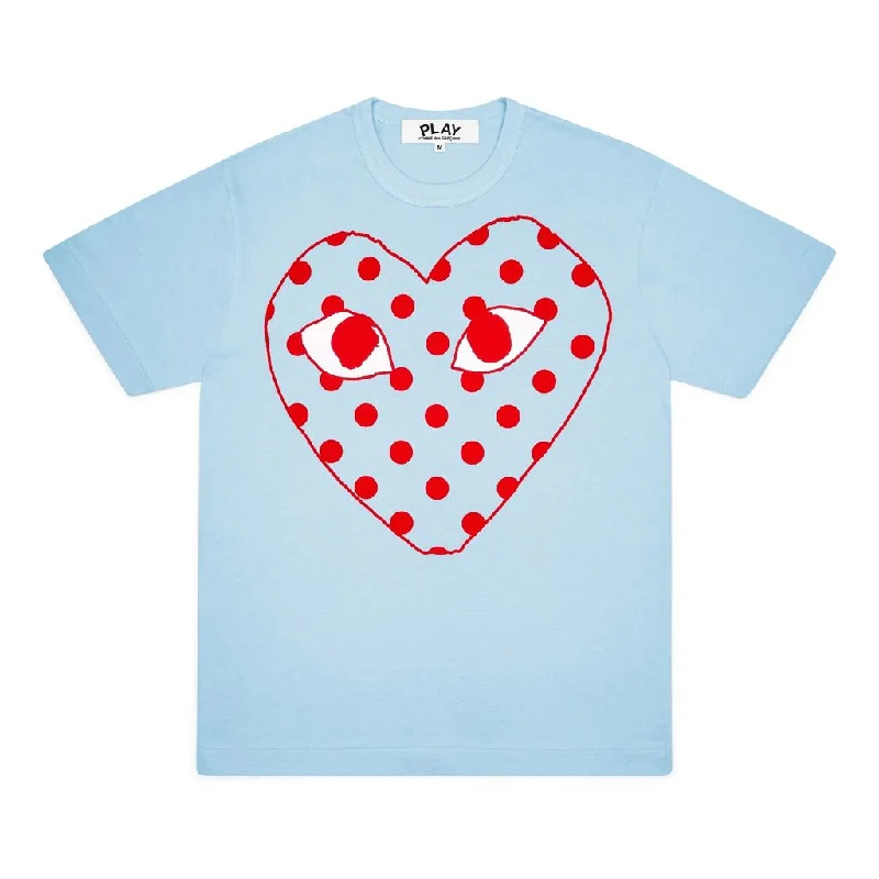 Overstock Sale Blue Heart T-Shirt