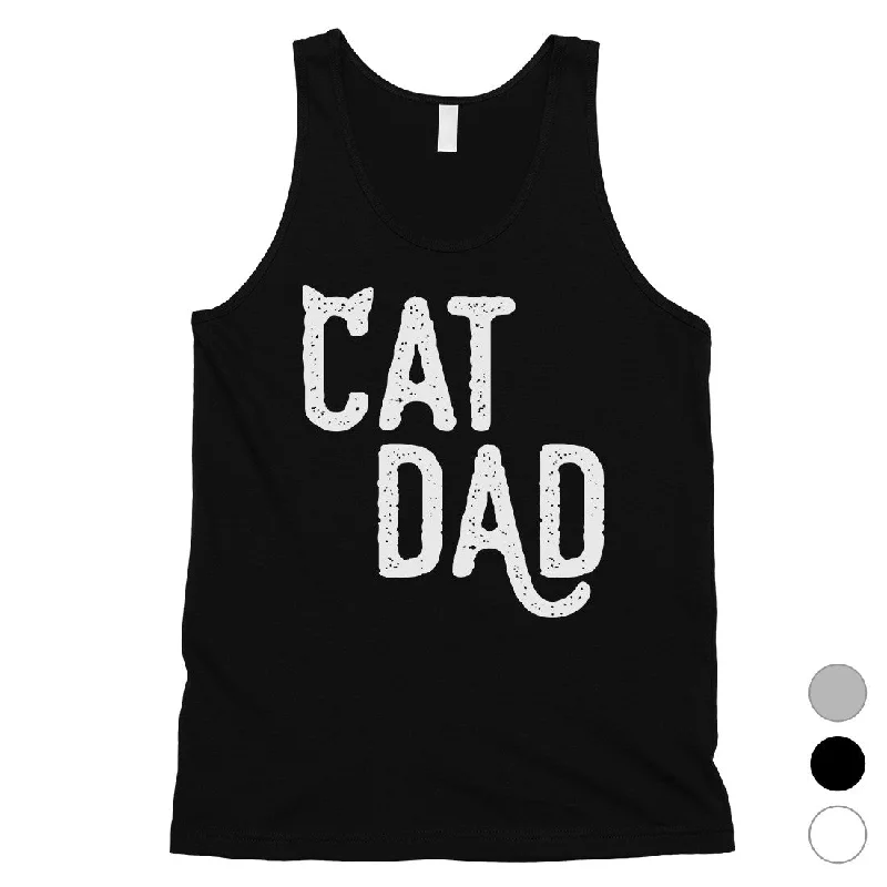 Special Price Cat Dad Mens Badass Passionate Cool Fun Father's Day Sleeveless Top