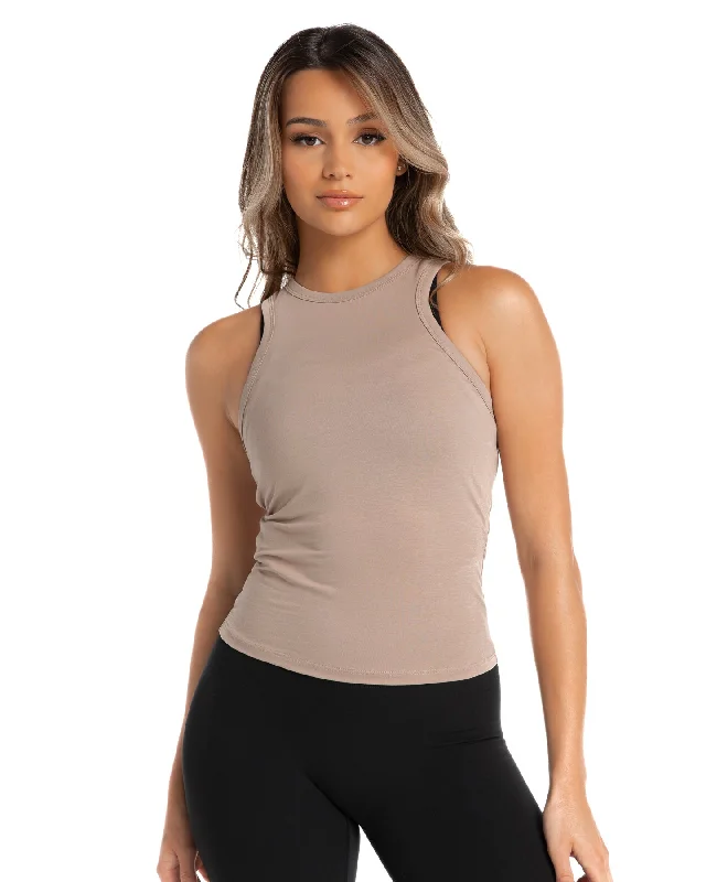 Daily Deals Charm Singlet - Taupe
