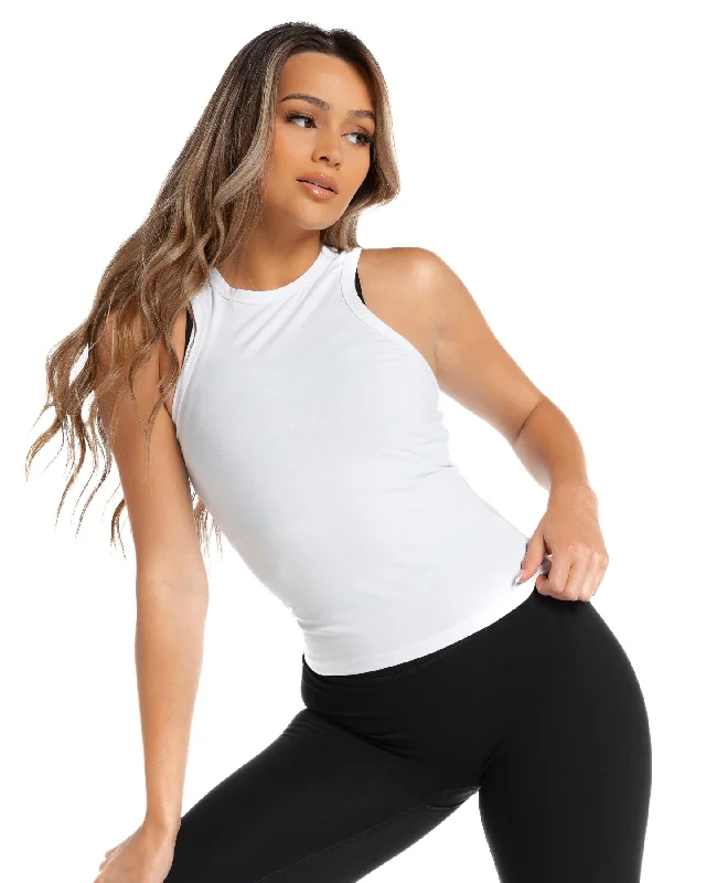 Deal Dash Charm Singlet - White