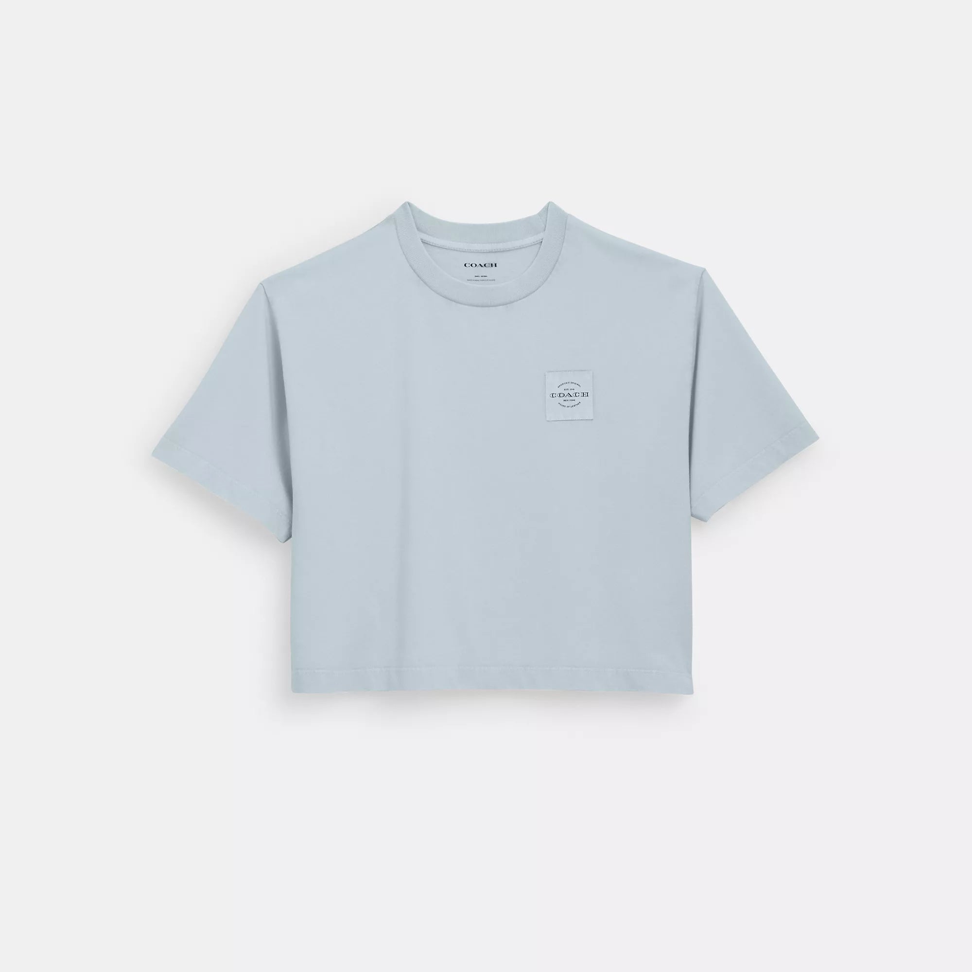 Best Bargains Coach Outlet Garment Dye Cropped T Shirt