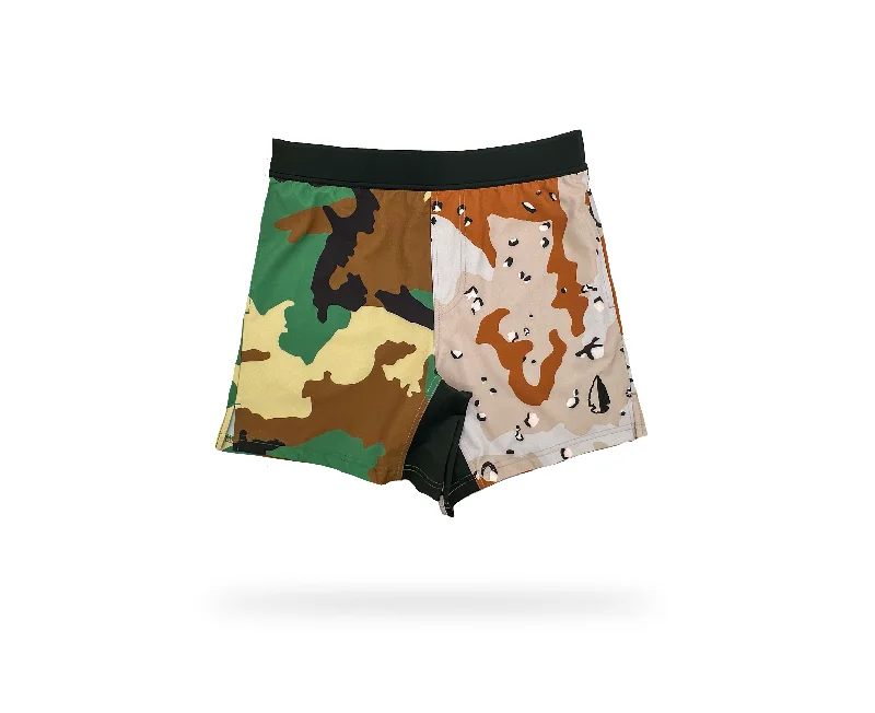 Seasonal Clearance THF Athletic Shorts - 2 Tone M81/Choco Chip