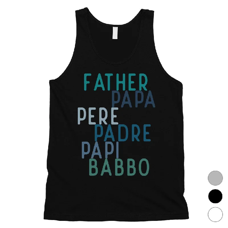 Weekend Deal Dad Different Languages Mens Creative Father's Day Sleeveless Top