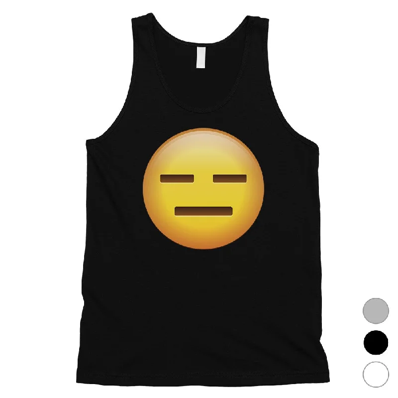 Lowest Price Emoji-Emotionless Mens Whatever Empty Funny Tank Top Friend Gift