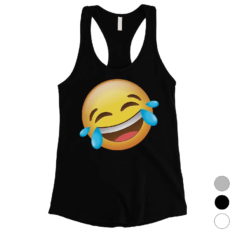 Price Rollback Emoji-Laughing Womens Great Perfect Halloween Costume Tank Top Gift