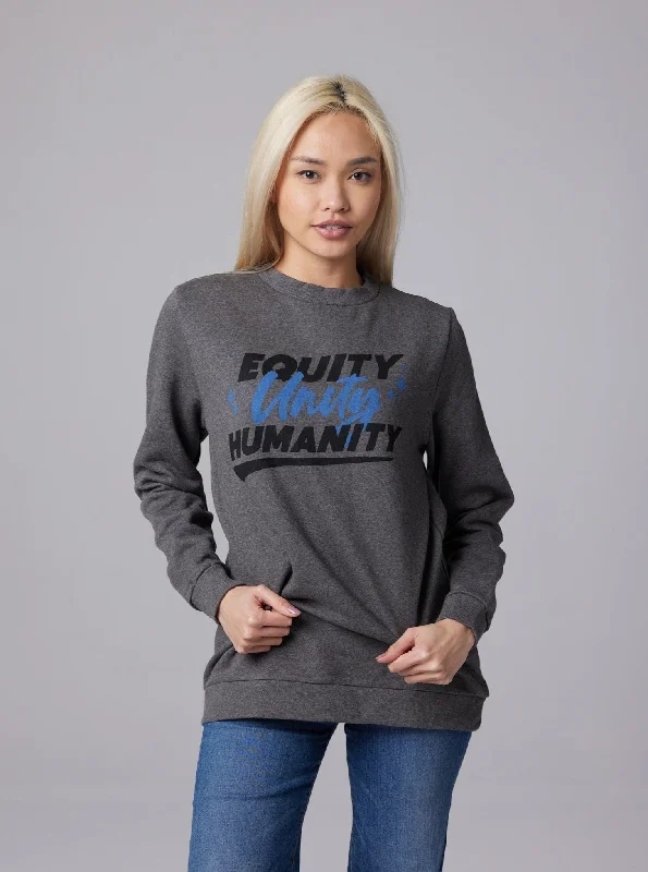 YEAR-End Sale Equity Unisex Pullover - Heather Grey