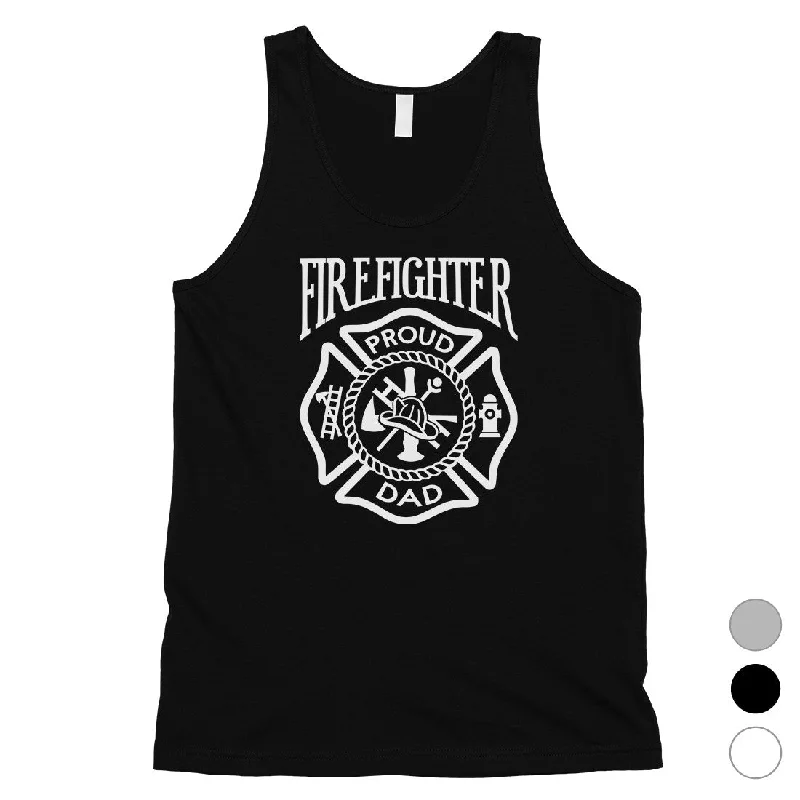Price Cut Firefighter Dad Mens Strong-Willed Great Sleeveless Top Dad Gift