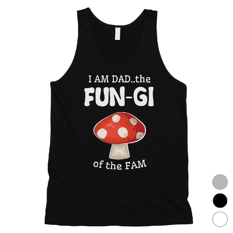YEAR-End Sale Fungi Dad Mushroom Mens Fatherly Humor Sleeveless Top Gift For Dad