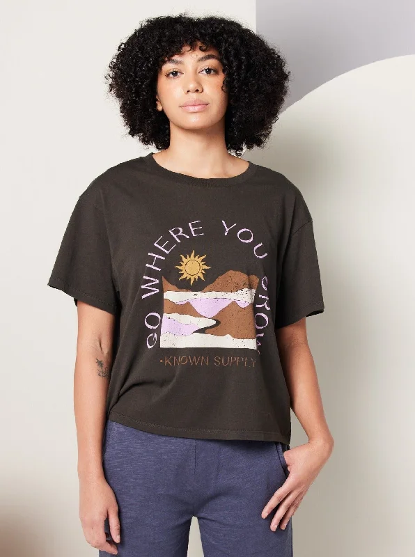 Fantastic Deals Grow Vacation Tee - Washed Black