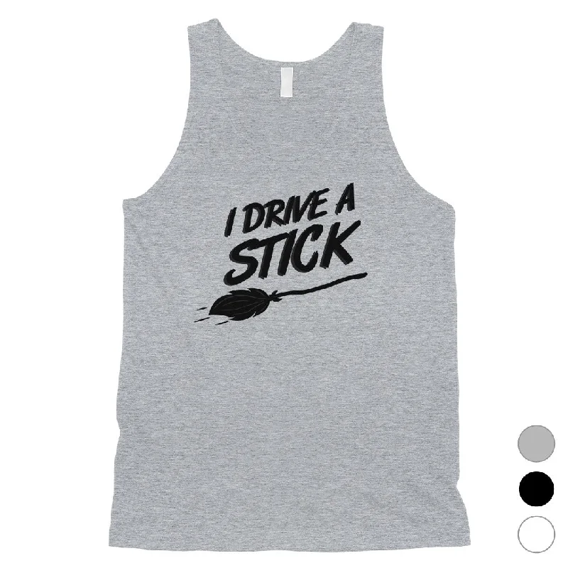 Exclusive Access I Drive A Stick Cute Halloween Costume Funny Mens Tank Top