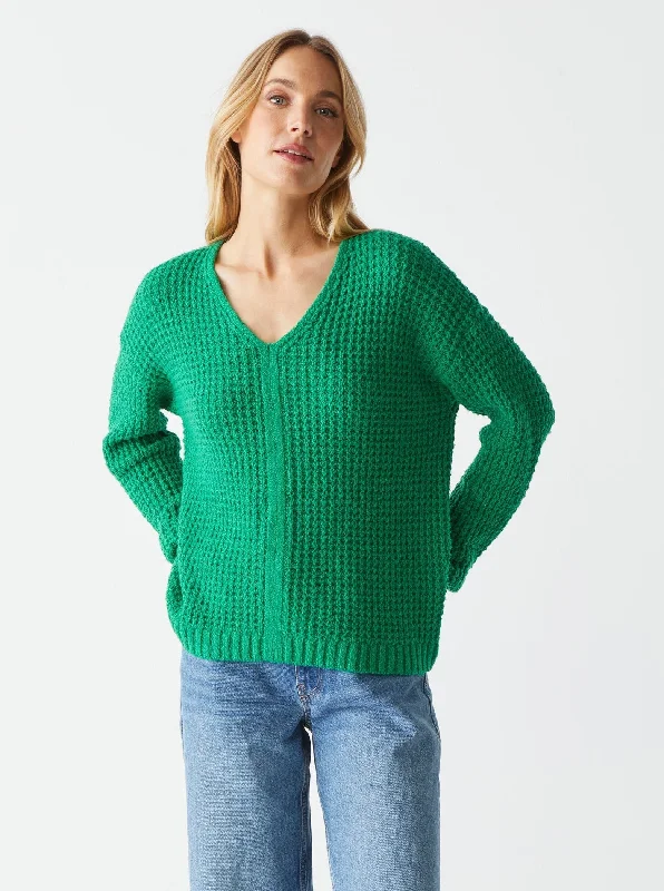 Price Break Kelsie Pullover Sweater - Kelly