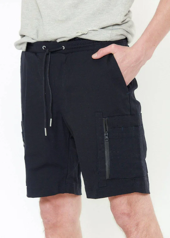 Extra Discounts Konus Men's Cargo Shorts in Dark Navy