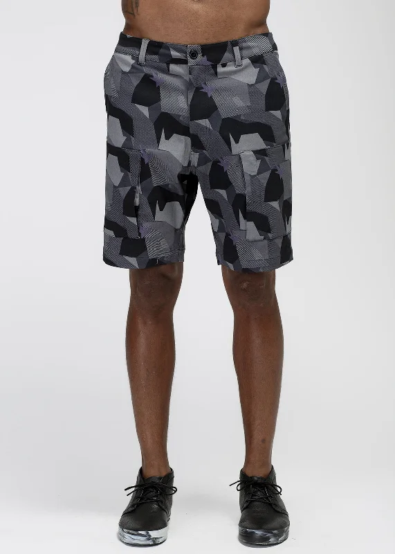 Deal of the Week Konus Men's Digital Camo Cargo Shorts in Black