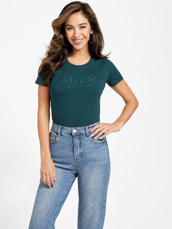 Deal Zone Lizza Embroidered Logo Tee