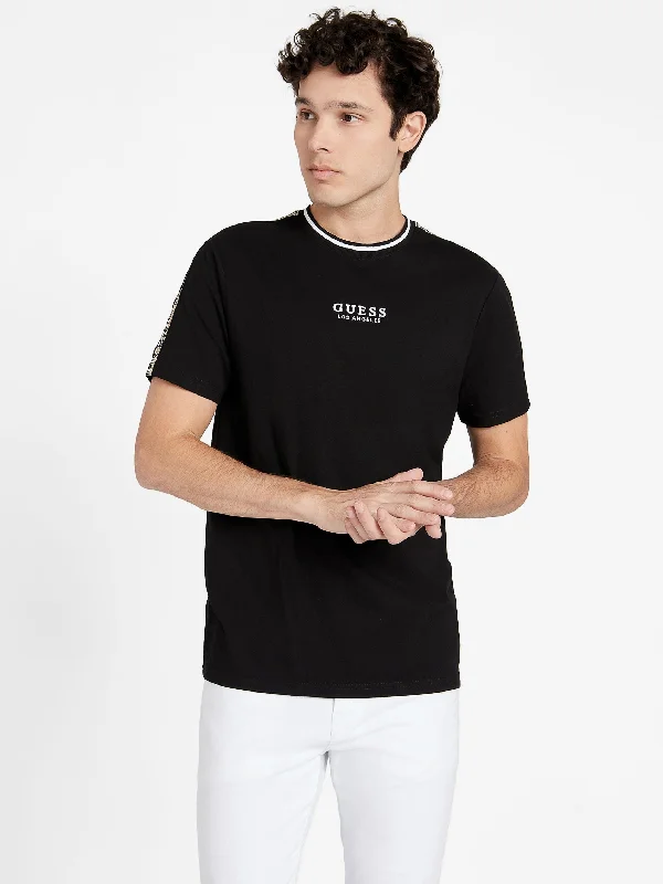 Super Deal Manny Plaid Crewneck Tee