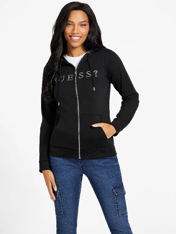 Bonus Savings Mia Zip-Up Logo Hoodie