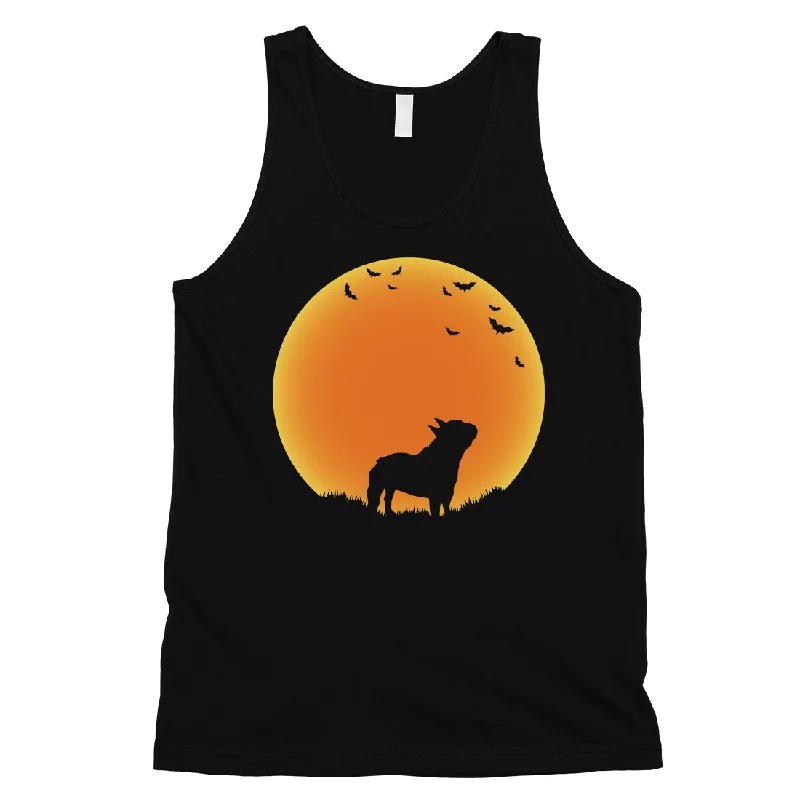 Limited Time Discount Moon French Bulldog Halloween Costume Funny Mens Tank Top