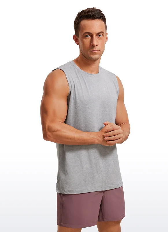 Price Fest Stretch Quick Dry Tank Tops Crewneck