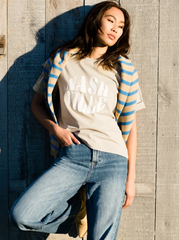 Final Markdown Nashville Graphic Tee - Brown Sugar