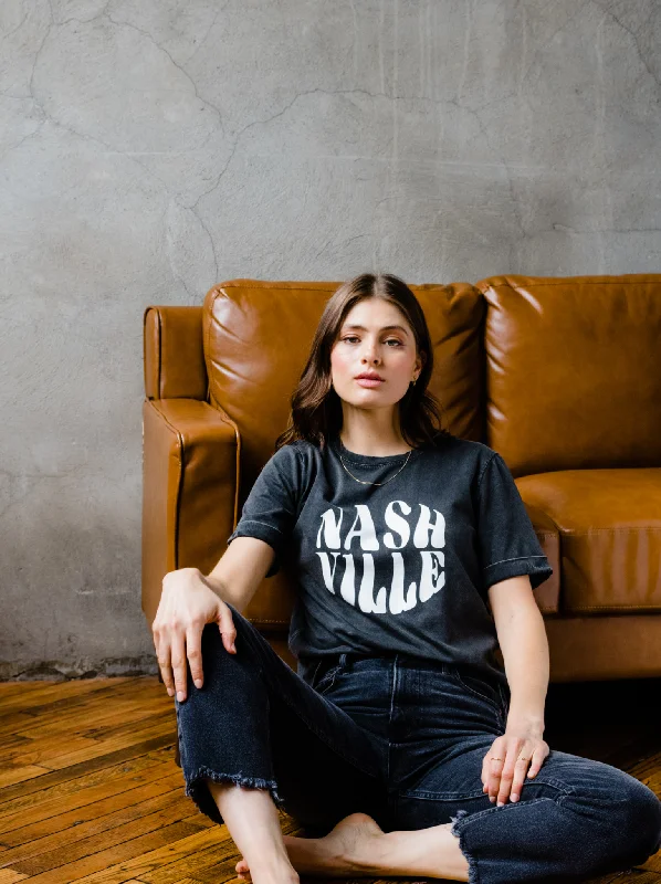 Lowest Price Nashville Graphic Tee - Washed Black
