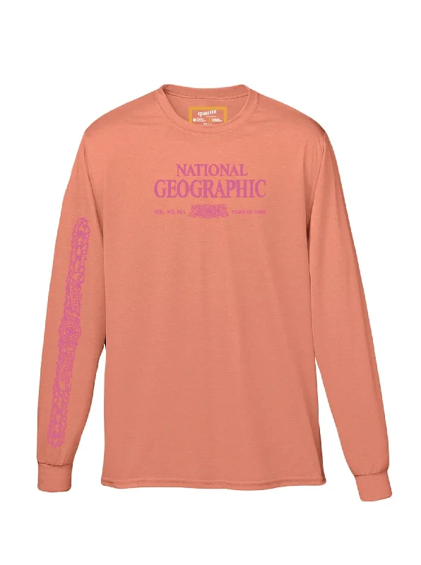 Amazing Deals National Geographic x Parks Project Legacy Puffy Print Long Sleeve - Terracotta