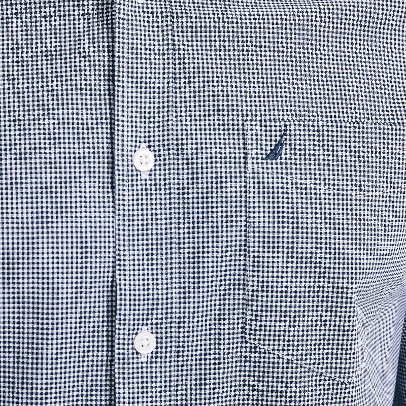 Price Buster Nautica Mens Wrinkle-Resistant Plaid Wear To Work Shirt