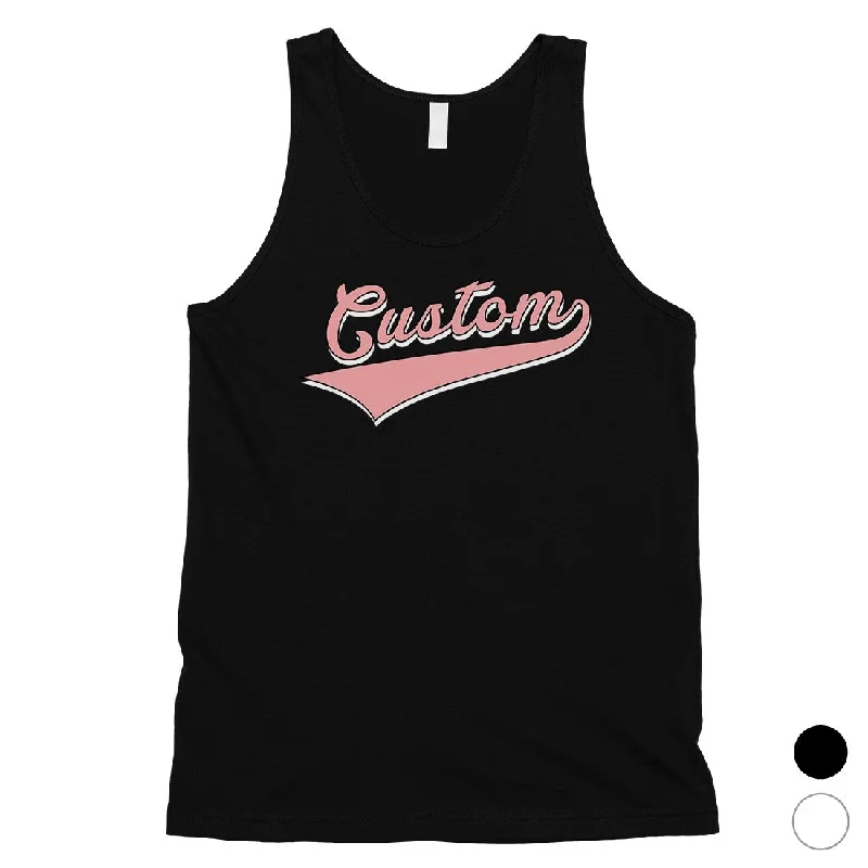 Price Drop Alert Pink College Swoosh Basic Cool Mens Personalized Tank Tops Gift