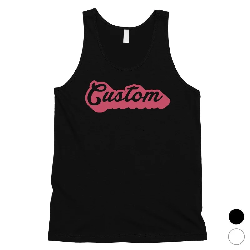 Deal Zone Pink Pop Up Text Amazing Bright Custom Mens Personalized Tank Tops