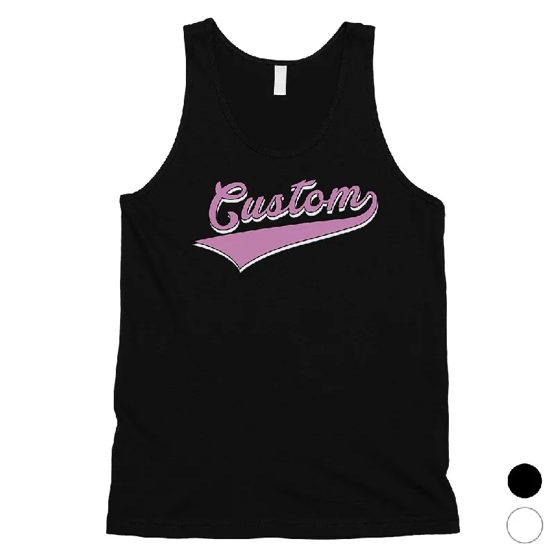 Savings Bonanza Purple College Swoosh Amazing Good Mens Personalized Tank Tops Gift