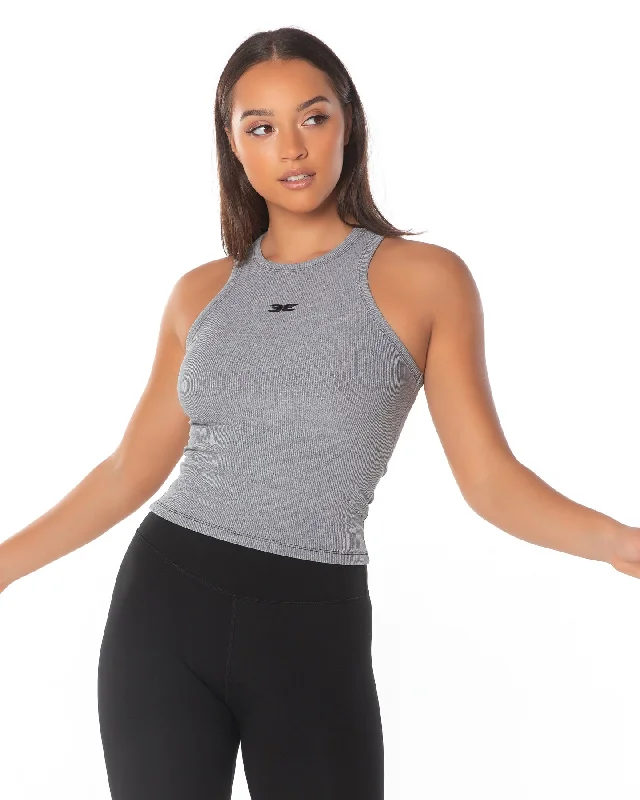 Amazing Deals Ribbed Singlet - Grey