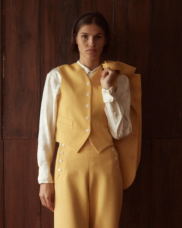 Reduced Prices Riding Twill Waistcoat - Yellow