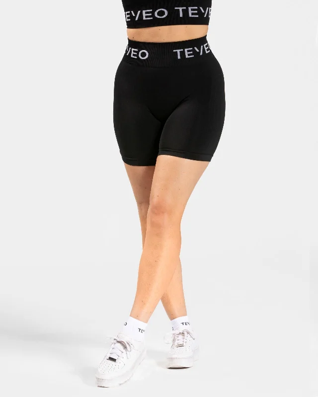 Bargain Prices Signature Scrunch Short "Schwarz"