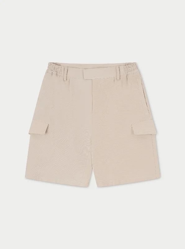 Hurry In SMART CARGO SHORT - BEIGE