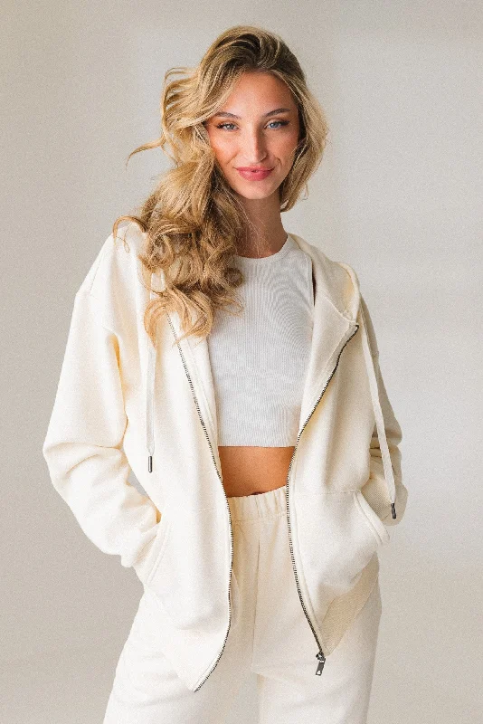 Closeout Vitality Uni Cozy Zip - Oat