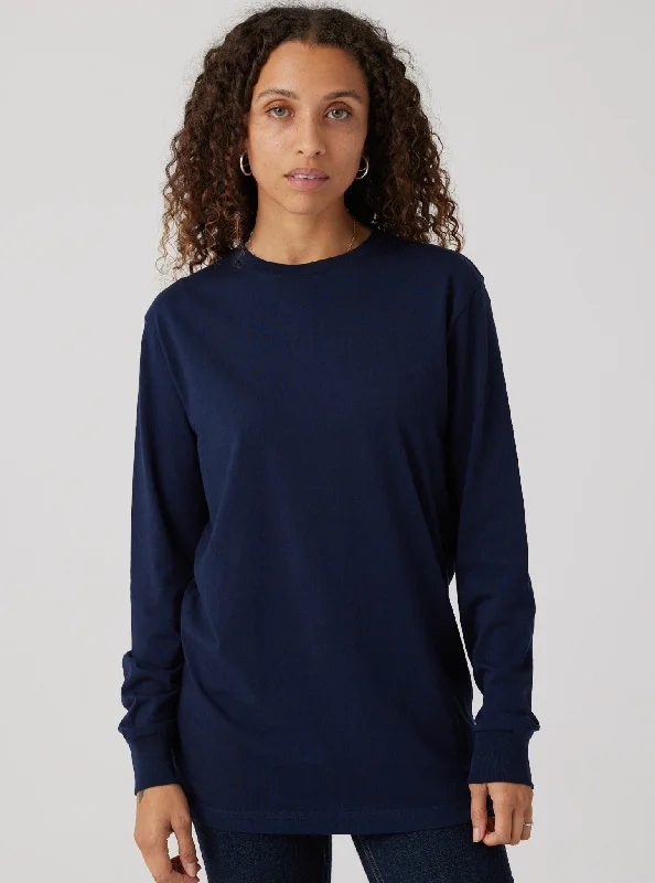 Instant Discount Unisex Long Sleeve - Navy